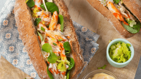 Sandwich au tourteau breton
