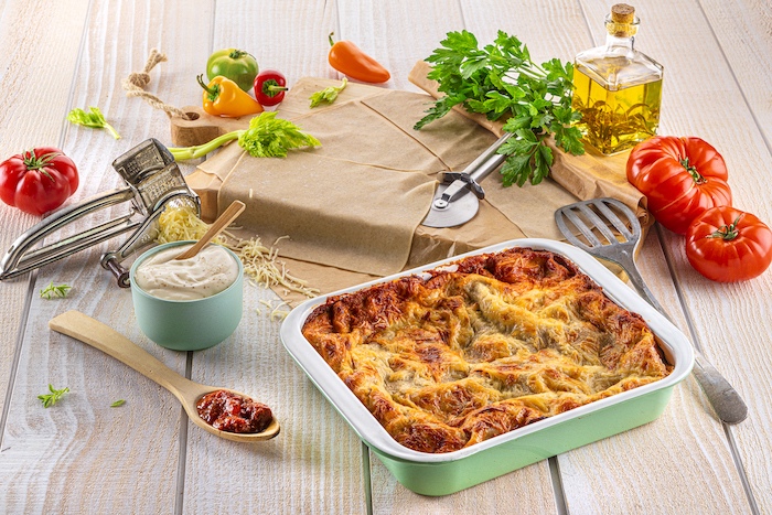 Lasagnes aux poivrons