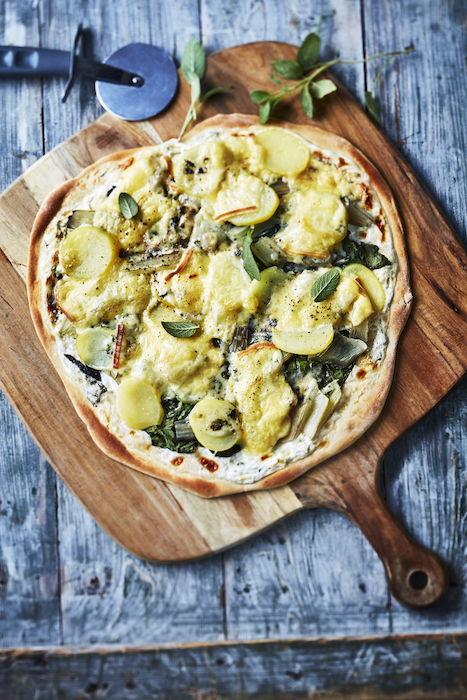 recette de Pizza aux pommes de terre