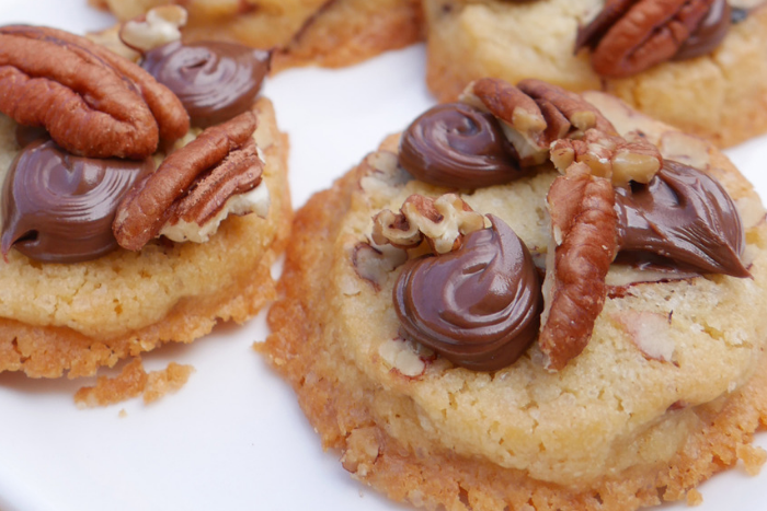 Cookies aux noix de pécan et Nutella