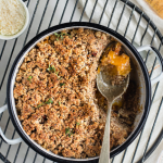 Crumble de noisettes à la courge et Parmigiano