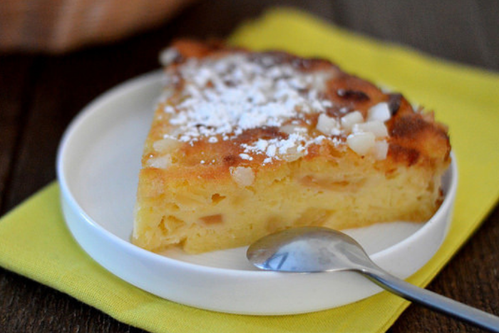 Gâteau madeleine aux pommes