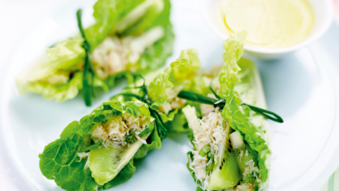 Nems de crabe au kiwi