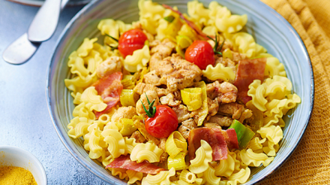 Curry de Coquillettes royales au poulet