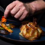 Pastillas de champignons des bois au chèvre