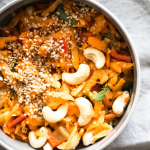 Salade de carottes et vinaigrette asiatique