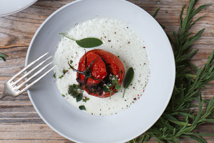 Tomates farcies aux légumes