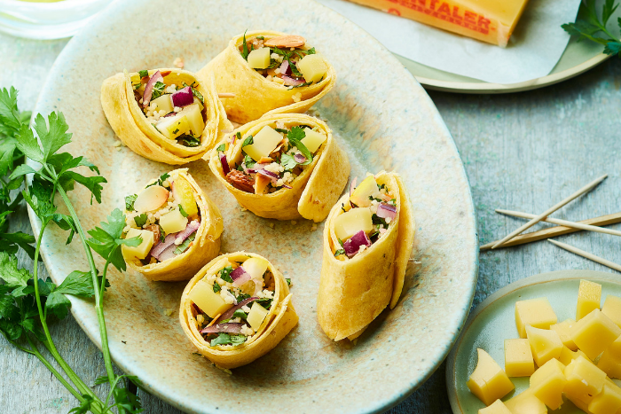 Wraps maison farcis de taboulé