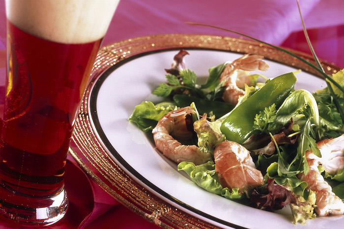 recette de Salade de langoustines et pois gourmands