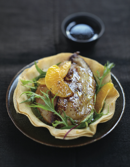 recette de Foie gras de canard aux clémentines