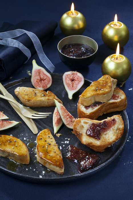 recette de Foie gras poêlé sur brioche