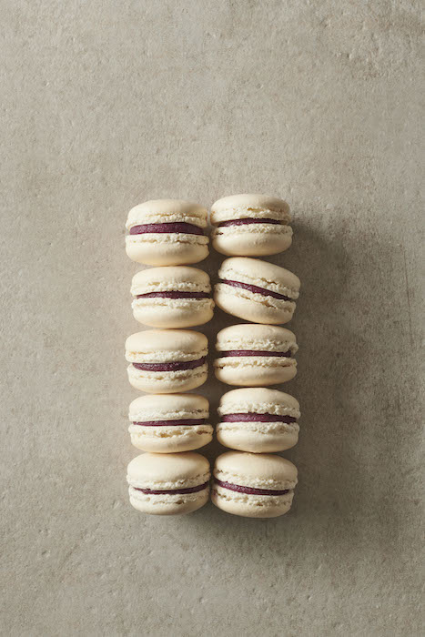 recette de Macarons Ivoire Cassis