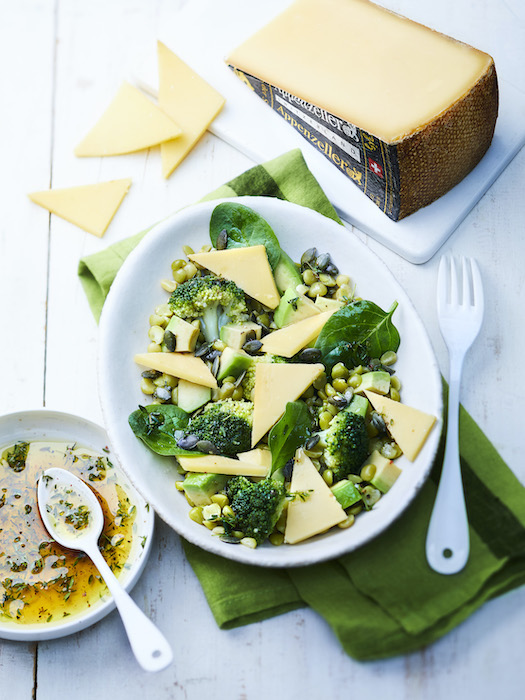 recette de Salade toute verte à l’Appenzeller