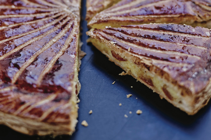 Galette frangipane et clémentines de Corse