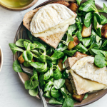 Salade de mâche et Saint Marcellin
