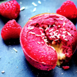 Moelleux de framboises au chocolat blanc