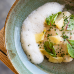 Ravioles ouvertes aux coquillages