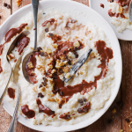 Riz au lait sauce au chocolat