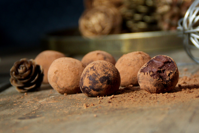 Truffes vegan au chocolat bio