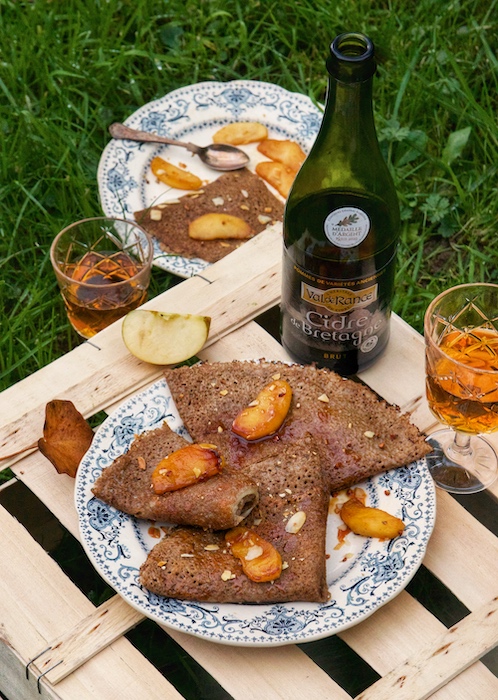 recette de Galette de sarrasin sucrée aux pommes