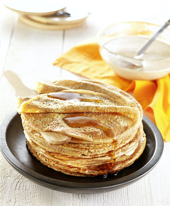 crêpes sans lactose salées et sucrées