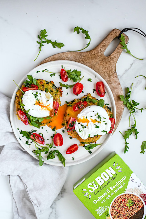 recette de Galettes de quinoa et boulgour aux épices