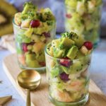 recette de Verrines kiwi crevettes