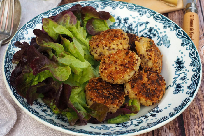 Croquettes de quinoa et Tomme de Savoie