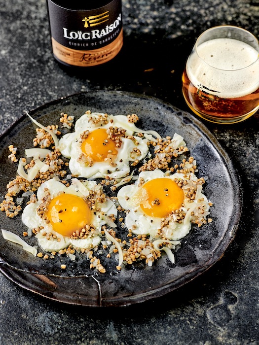 recette d'Oeufs au plat au kasha