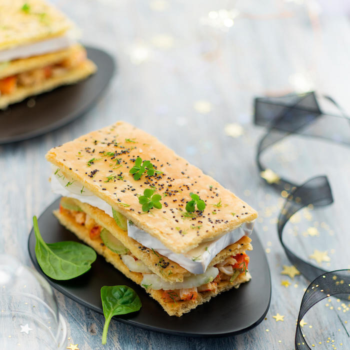 recette de Mille-feuilles de crabe et fenouil