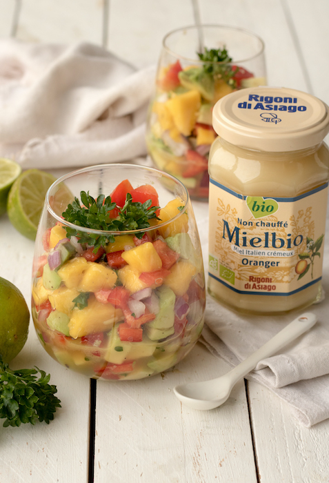 recette de Ceviche végétarien au Mielbio d’oranger