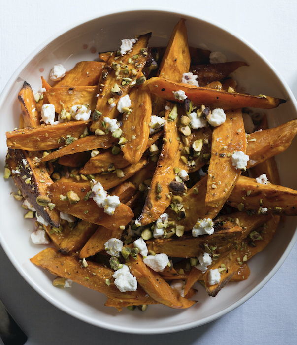 recette de Patates douces rôties aux pistaches