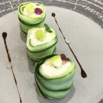 Cannelloni de tourteau à la granny-smith