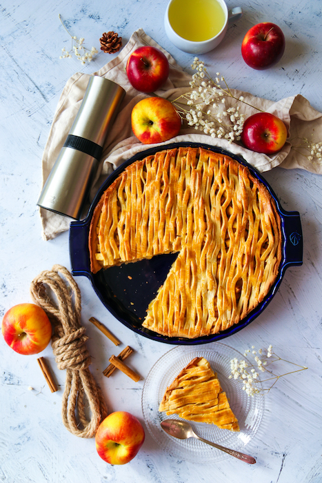 recette d'Apple pie sans sucre raffiné