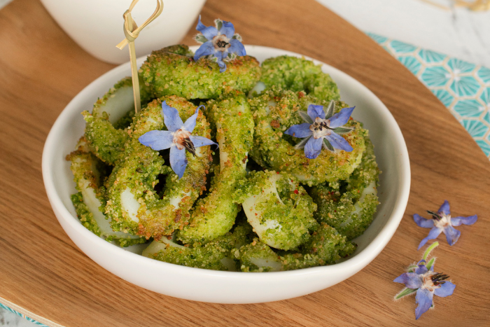 Calamars en croûte d’herbes