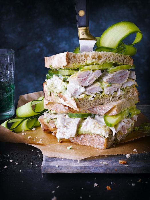 Big Green Sandwich de lapin