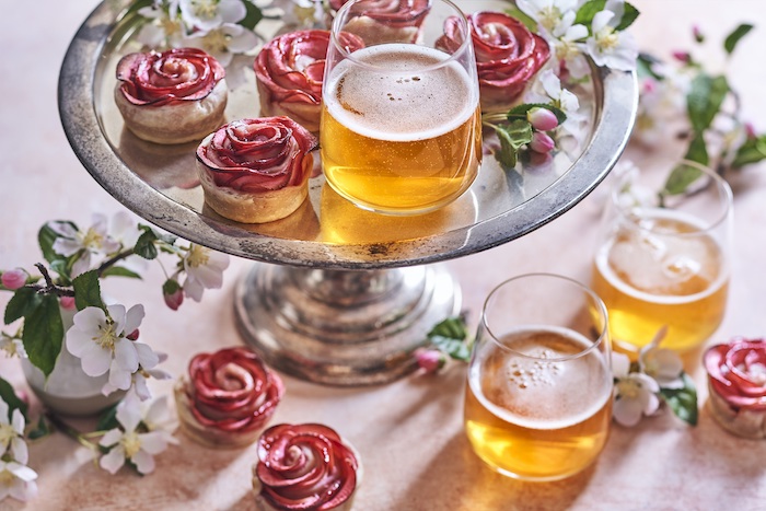 recette de Roses de pommes à l’eau de rose