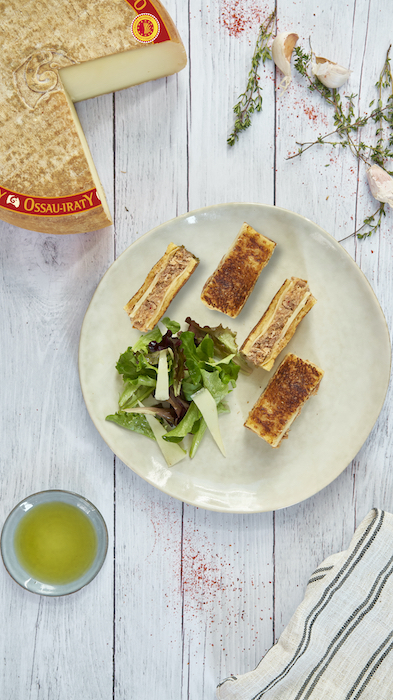 recette de Croque à l’Ossau-Iraty et échine de porc