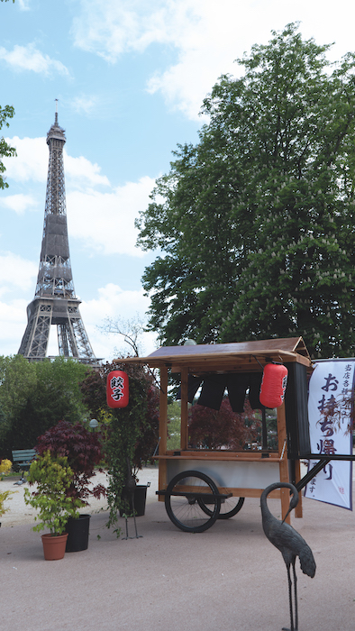 Hanami Trocadéro terrasse éphémère