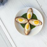 recette d'Oeuf scottish et salsa verde