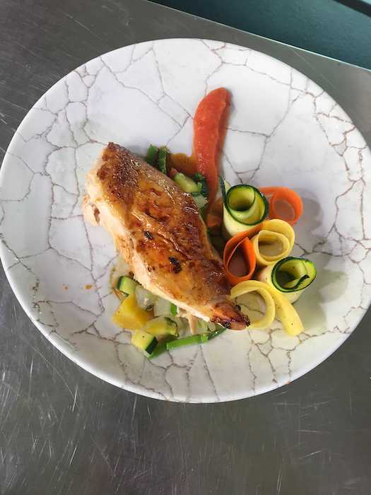 recette de Poulet en crapaudine et ketchup maison