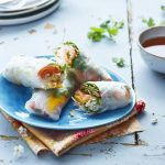 recette de Rouleaux de truite fumée à la mangue