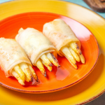 Fagots croustillants d’asperges au saumon