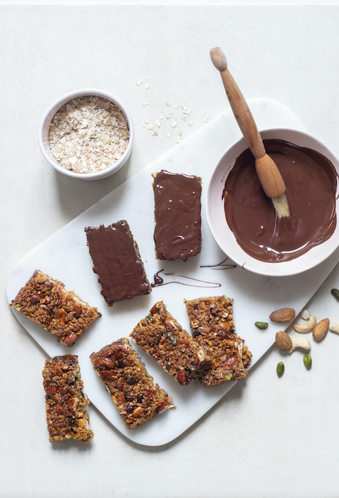 recette de Barres de granola aux flocons d’avoine