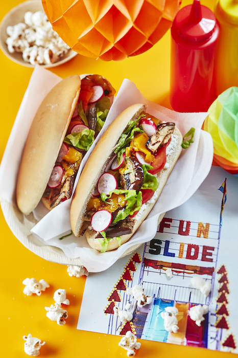 recette de Hot-dog végé aux légumes