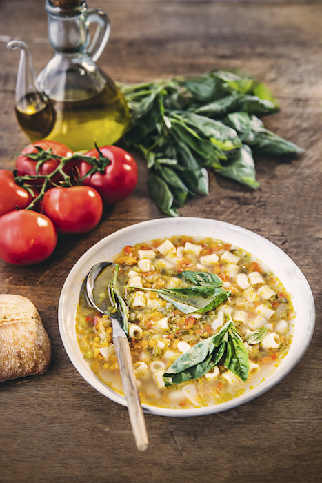 recette de Soupe provençale au pistou de basilic