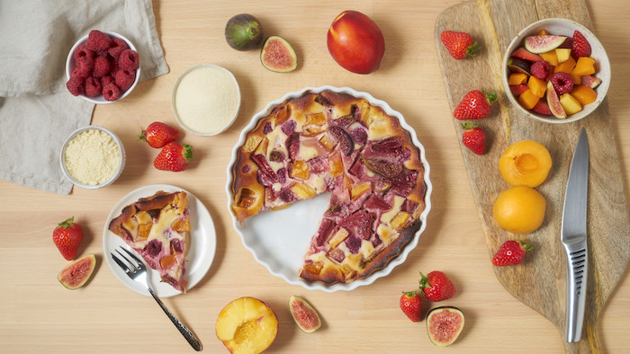 recette de Clafoutis aux fruits d’été