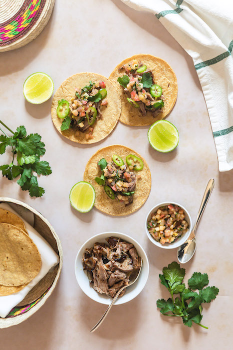 recette de Tacos d’échine de porc