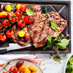 Entrecôte de boeuf bio marinée