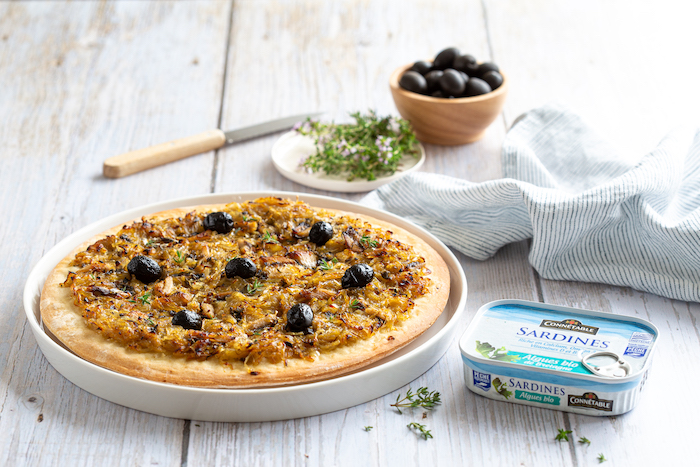 recette de Pissaladière aux sardines